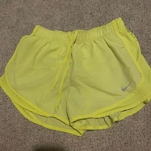 Neon Yellow Nike Shorts
